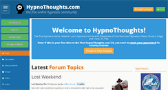 Desktop Screenshot of hypnothoughts.com